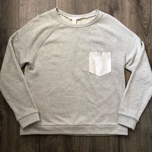 SOLD! Forever 21 Silver Shimmer Sweatshirt